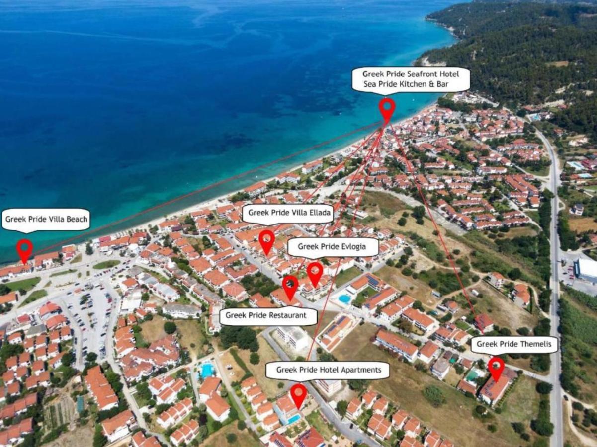 Halkidiki Greek Pride Villa Ellada Фурка Екстер'єр фото
